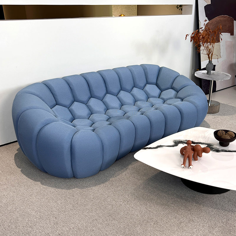 shunlinghang 2024 New design football sofa three-seater compressed roll sofa Installation-free living room furniture sofa set
