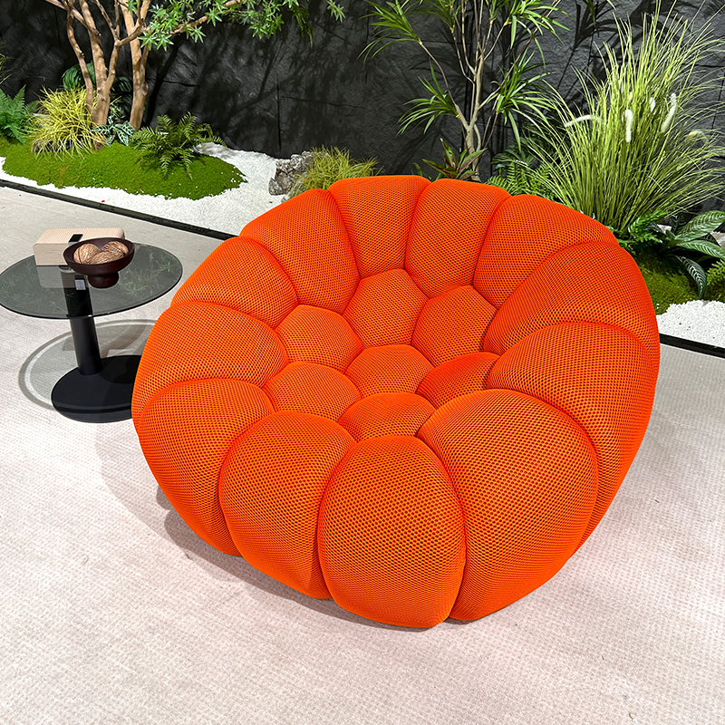 Compress sofa Designer Red Football Sofa Large Apartment Living RoomFurniture Sales Department Reception Single threeseater sofa