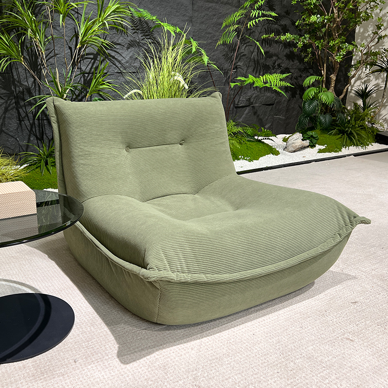 Modern living room furniture compression high density sponge inflatable vacuum pack compression single lounge chair sofa cover