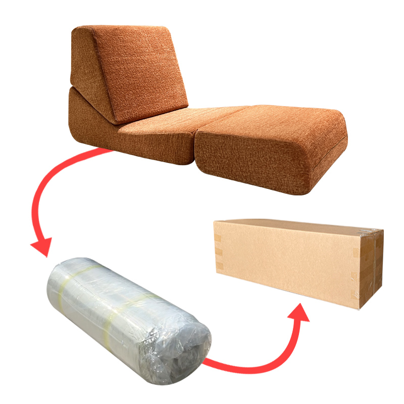 S235 Shunlinghang Compressed  Triple-Fold Sofa, Living Room & Balcony Furniture  Size and Color Customizable